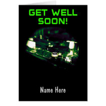 Get Well Soon Green Card cards