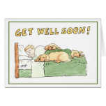 Get well soon greeting card cards