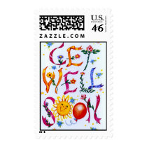 Get Well Soon Postage Stamp