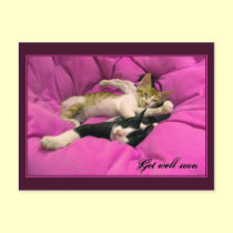 Get well soon postcards