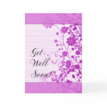 Get Well Soon (Purple) Card