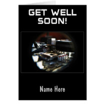 Get Well Soon Stadium Card cards
