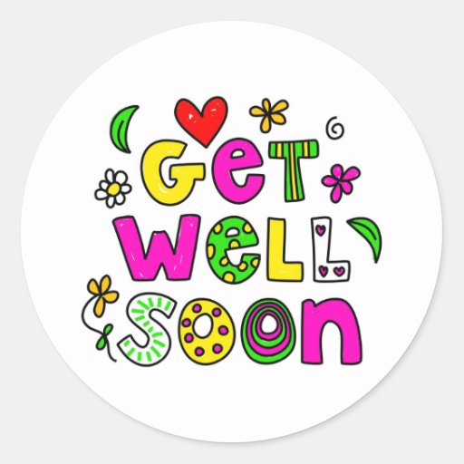 Get Well Soon Sticker