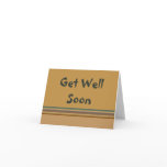 Get Well Soon Stripes cards