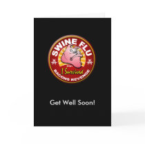 Get Well Soon Swine Flu - H1N1 cards