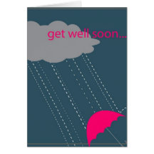 Get well soon umbrella cards