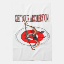 Get Your Archery On Hand Towels