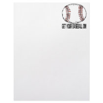 Get Your Baseball On Letterhead Template