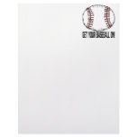 Get Your Baseball On Letterhead Template