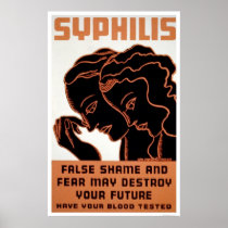 Get Your Blood Test 1938 WPA Posters