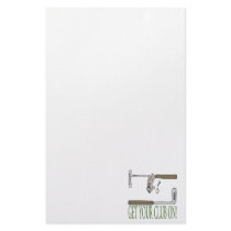 Get Your Club On Stationery