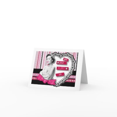 Get Your FLIRT On Greeting Card by greuscher