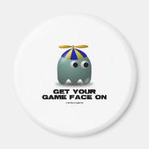 Get Your Game Face On Geek magnets