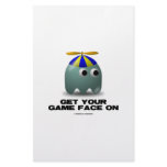 Get Your Game Face On Geek Personalized Stationery