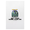 Get Your Game Face On Geek stationery