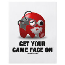 Get Your Game Face On (Real Time Old Borg) Custom Flyer