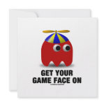 Get Your Game Face On (Red Geek with Propeller) Announcements