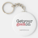 Get your geek on key chain