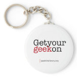 Get your geek on key chain