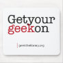 Get your geek on mouse mat