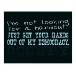 Get your hands out of my Democracy. Post Cards