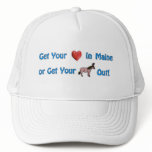 Get Your Heart in Maine ©  by Eva Viola Atwater Mesh Hats