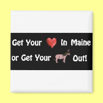 Get Your Heart in Maine ©  by Eva Viola Atwater magnets