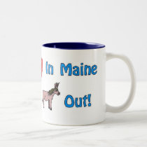 Get Your Heart In Maine of Get Your Donkey Out! mugs
