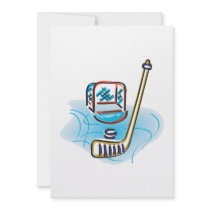 Get Your Hockey On Personalized Invitations