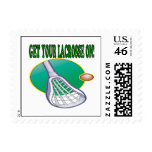 Get Your Lacrosse On Stamp