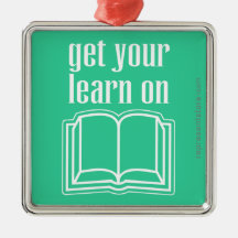 Get Your Learn On Christmas Ornaments