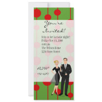Get Your Martinis Ready!  Christmas Colors invitations
