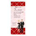 Get Your Martinis Ready!  Christmas Colors Personalized Invite