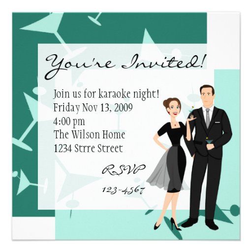 Get Your Martinis Ready! Personalized Invite