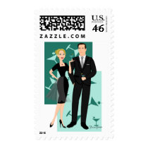 Get Your Martinis Ready! postage