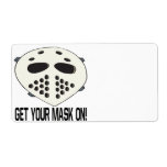 Get Your Mask On Custom Shipping Labels