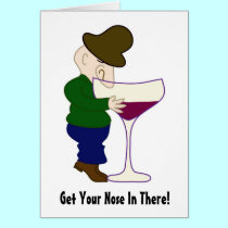 Get Your Nose In There! - Card