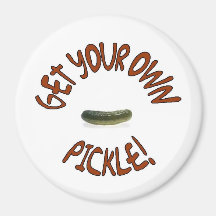 Get your own pickle magnets