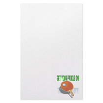 Get Your Paddle On Stationery Design
