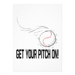 Get Your Pitch On Custom Announcements