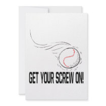 Get Your Screw On Personalized Invites