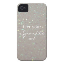 Get your Sparkle on fun faux glitter iphone 4 case