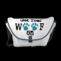 Get Your Woof On Messenger Bag rickshaw messenger bags