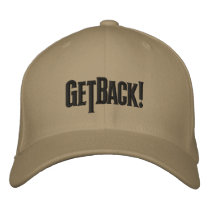 GetBack! Beatlemania Embroidered Cap embroidered hats by GetBackBeatlemania GetBack! Beatlemania Embroidered Cap embroidered hats