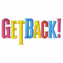 GetBack!® Beatlemania™ Lady's Zipper Hoodie embroidered shirts by GetBackBeatlemania GetBack!® Beatlemania™ Lady's Zipper Hoodie embroidered shirts