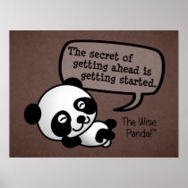 Getting ahead requires getting started poster