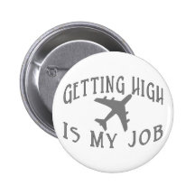Getting High Airline Pilot Pin