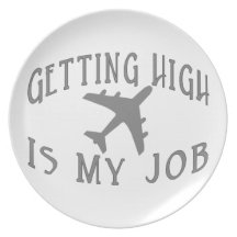 Getting High Airline Pilot Plate