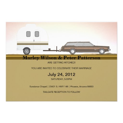 Getting hitched! custom invites