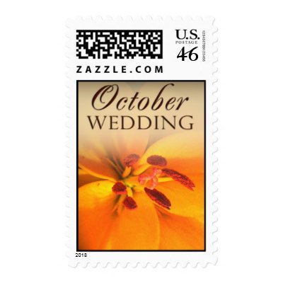Getting married in October? Postage